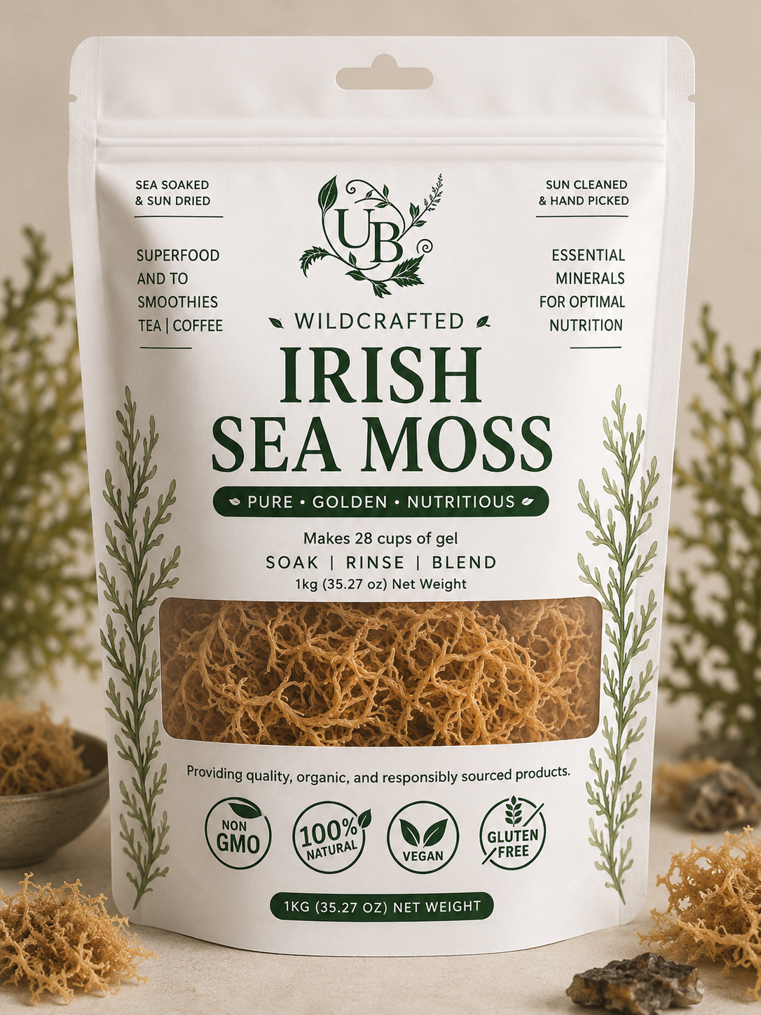raw wildcrafted irish sea moss raw wildcrafted irish sea moss
